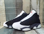 Jordan 13 White, Black and Grey Sneakers