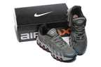 Nike Air Max Grey and Red Running-Style Sneakers