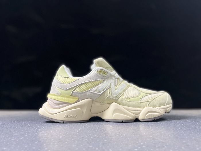 New Balance 9060EEN Sneakers in Pale Yellow and Gray