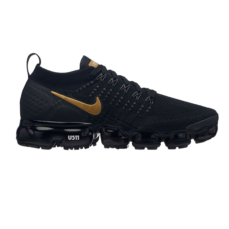Nike Air VaporMax Flyknit 2 Black Gold Sneakers 942842-012