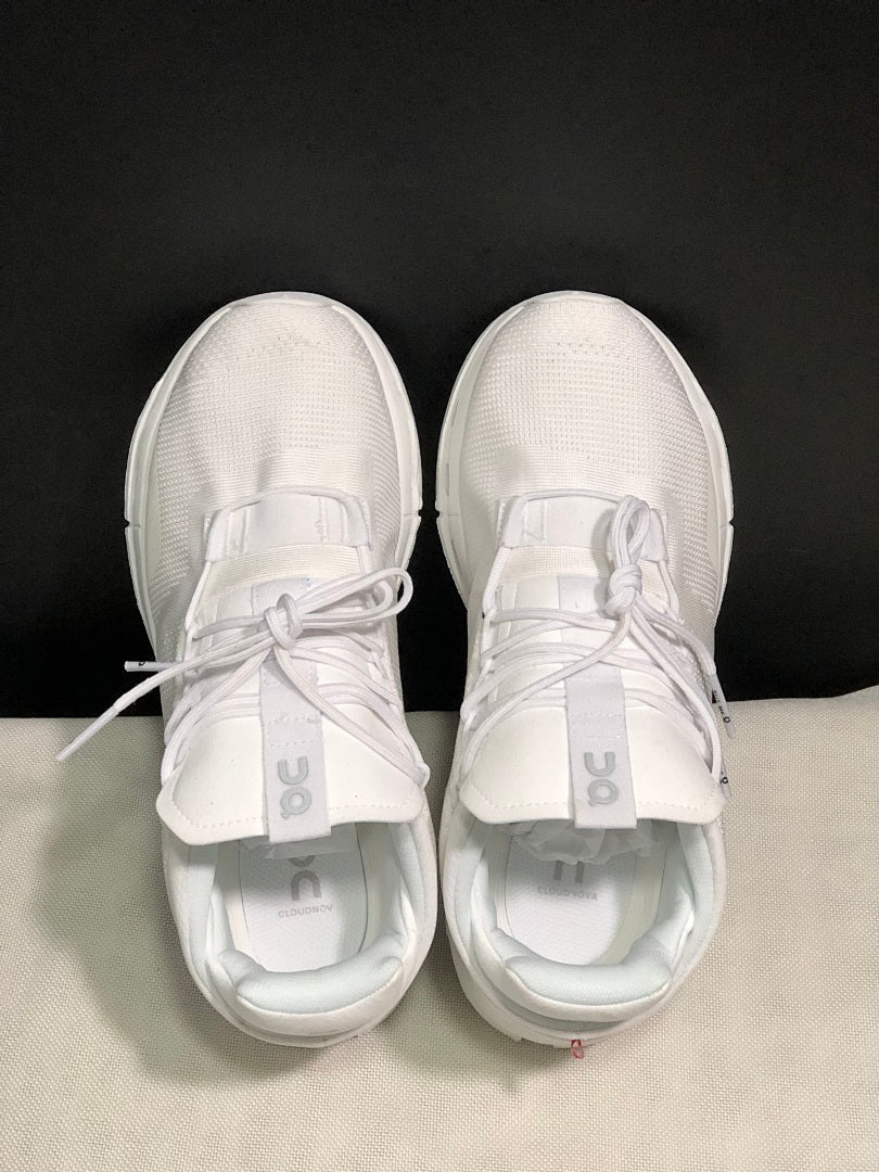 On Cloudnova 1 White Sneakers