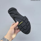 ECCO Men's Black Perforated Lace-Up Sneakers