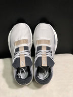 On Cloudnova 1 Sneakers in White and Sand
