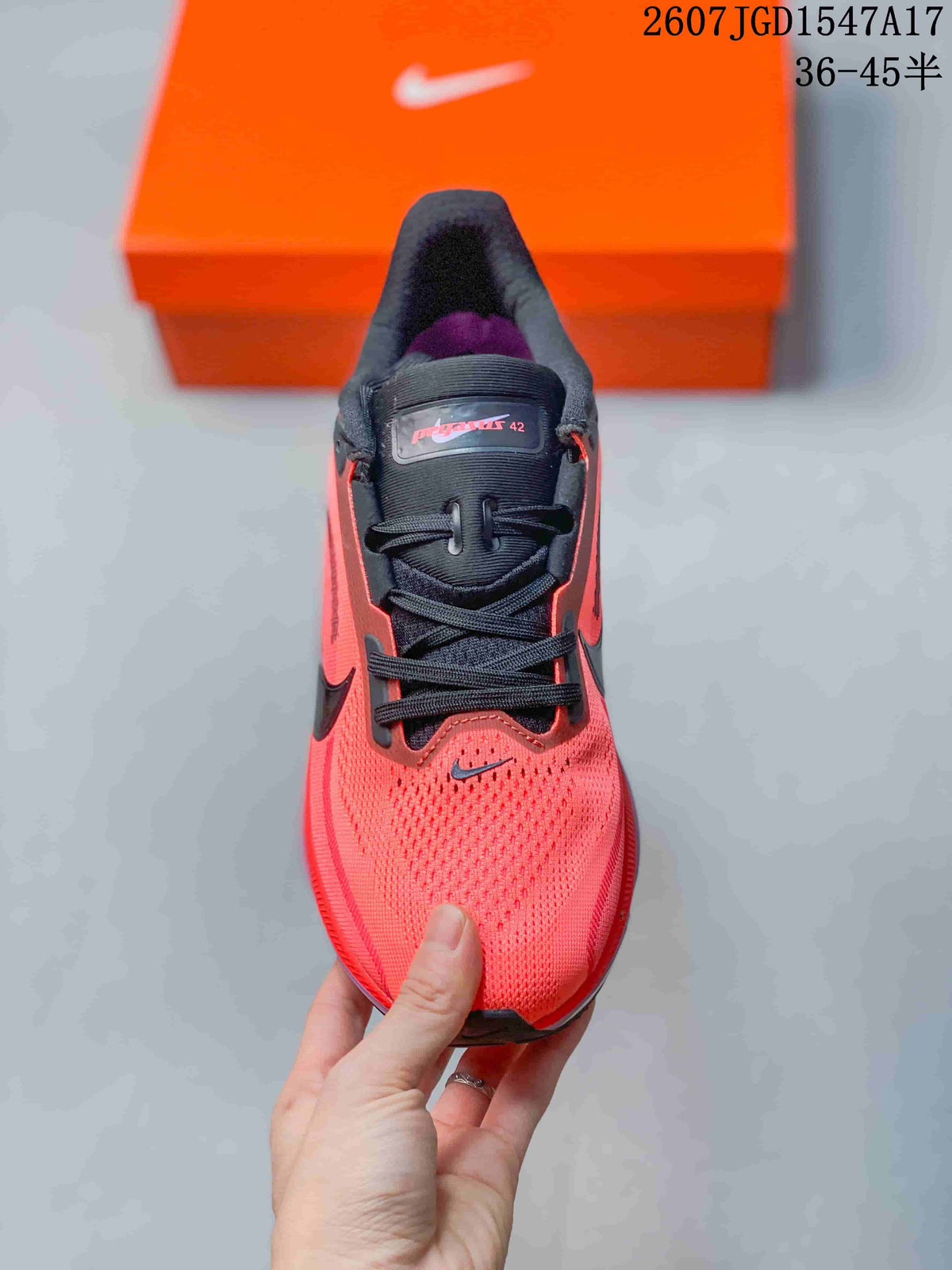 Nike Air Zoom Pegasus 42 Running Shoes Coral Black 711270OWE