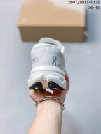On Cloudmonster 3 Hyper White Gray Running Sneakers