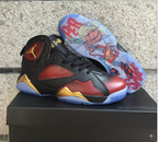 Jordan Air Jordan 7 Sneakers Black Red Gold
