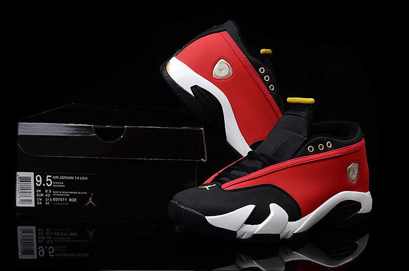 Air Jordan 14 Low “Ferrari” Red Sneakers