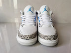 Jordan Air Jordan 3 Retro White Blue Sneakers