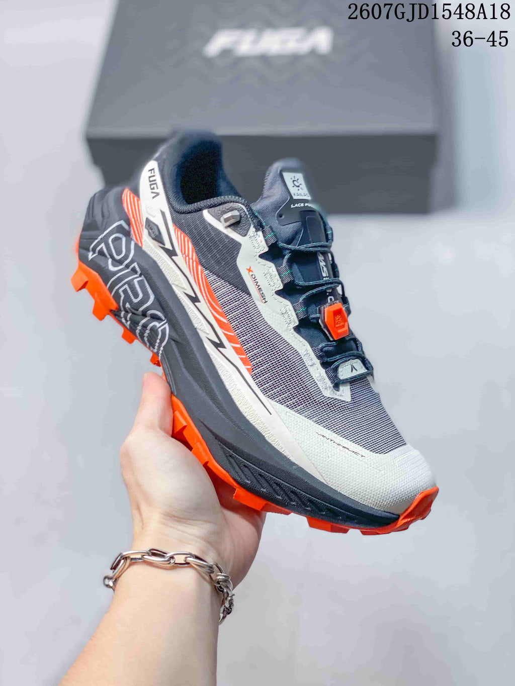KAILAS FUGA EX330 Trail Running Shoes Gray White Orange