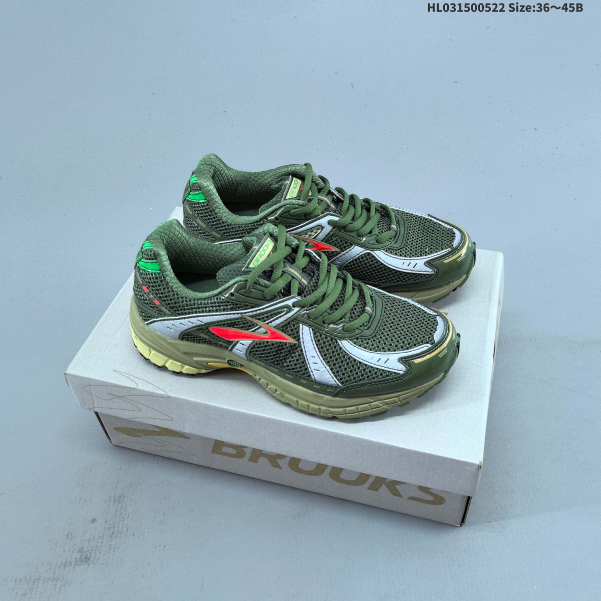 Brooks Adrenaline GTS 10 Running Shoes, Olive Green