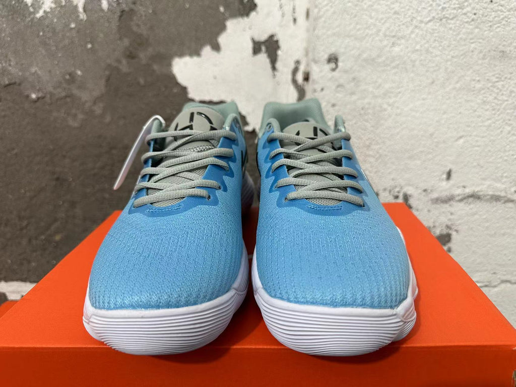 Nike Blue and White Lace-Up Sneakers