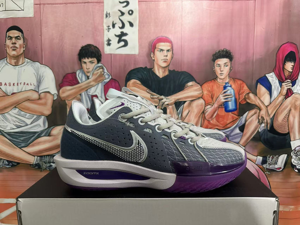 Nike Basketball Shoes Black, Gray and Purple
