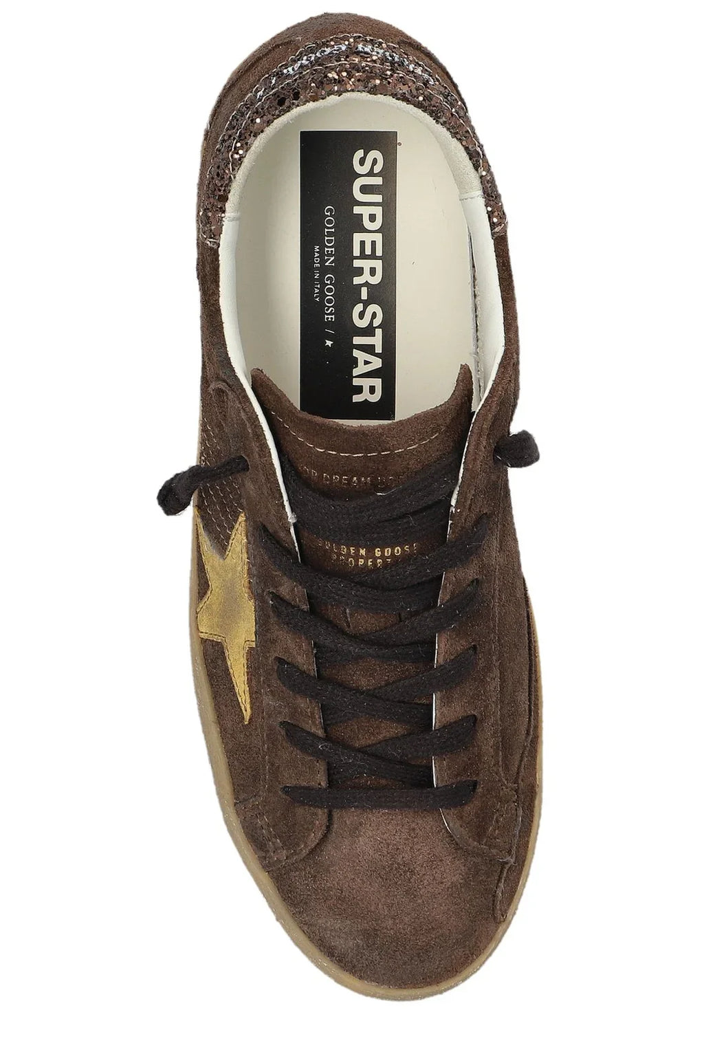 Golden Goose Deluxe Brand Super Star Glittered Sneakers