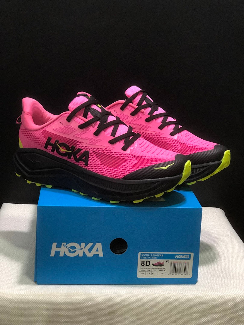 HOKA Challenger 8 Trail Running Shoes in Pink