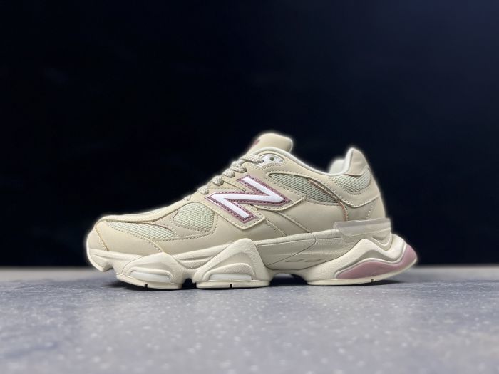 New Balance 9060ZGC Sneakers in Cream and Mauve