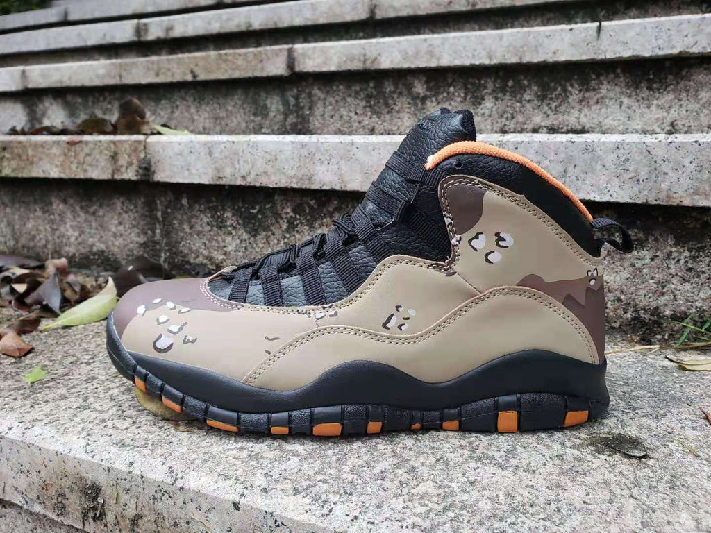 Air Jordan 10 Camo High-Top Sneakers