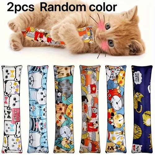 Catnip Chew Pillow Toy – Happy & Calming Plush Gift for Your Cat