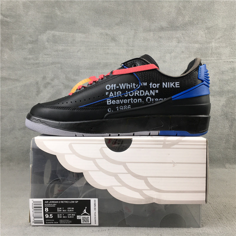 Nike Air Jordan 2 Retro Low SP Black Blue Sneakers