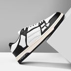 AIVIIRI MFS003-004 Black and White Low-Top Sneakers