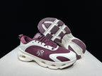 On x LOEWE Cloudventure 3.0 Sneakers, White and Wine Red