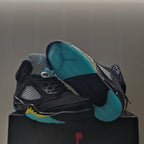 Jordan 5 Retro Black Taxi High-Top Sneakers