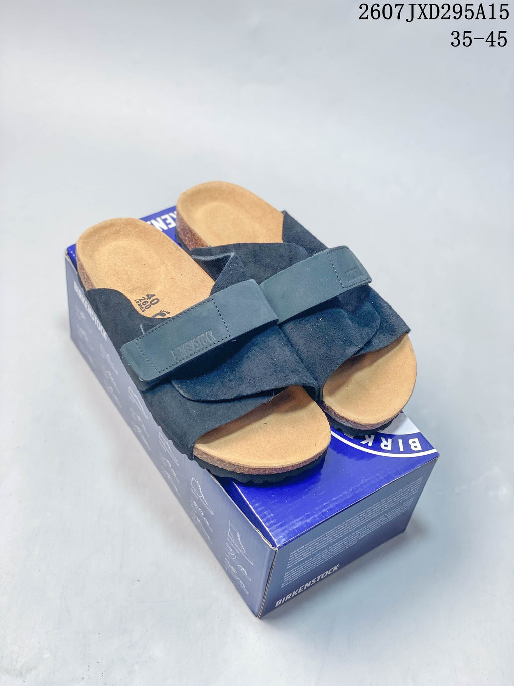 Birkenstock Boston Suede Shearling Crossover Sandals Black
