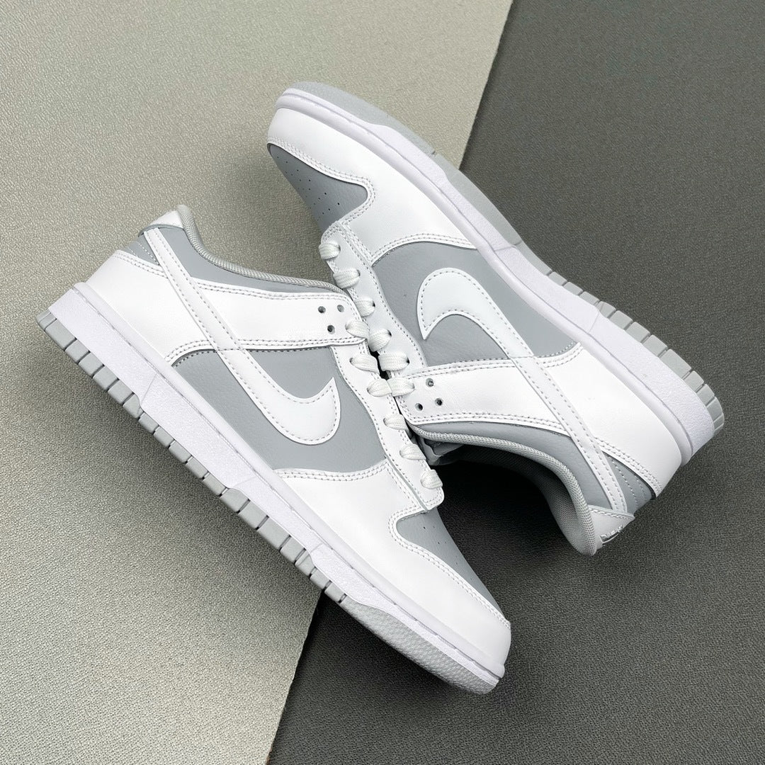 Nike Dunk Low Retro Sneakers, Wolf Grey/White, DJ6188-003