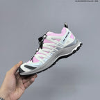 Salomon XA PRO 3D Trail Running Shoes in Pink and White