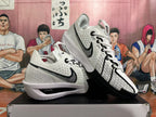 Nike White and Black Basketball Sneakers