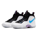 Nike Air Foamposite One White and Blue Basketball Shoes