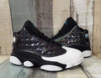 Jordan 13 Black Iridescent Basketball Sneakers