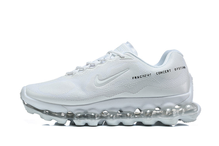 Nike Air Max White Sneakers with Visible Air Cushioning