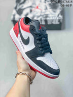 Jordan Air Jordan 1 Low Sneakers Black White Red