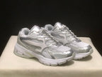 TAP Retro Chunky Sneakers in White and Silver