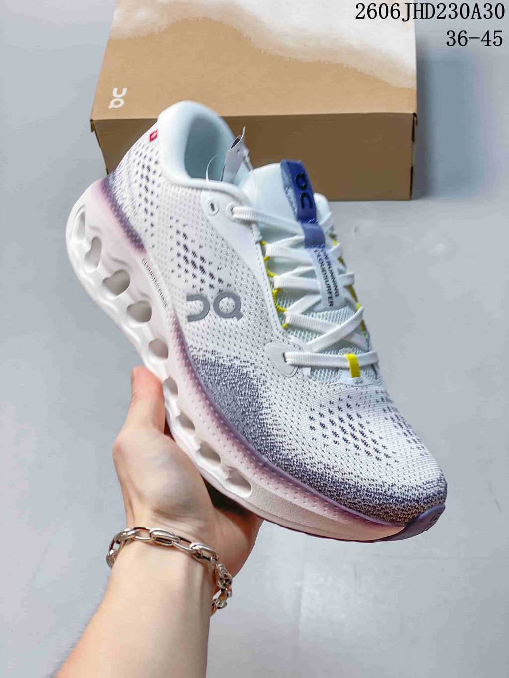 On Cloudtilt Running Shoes in White and Orange