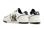 MLB New York Yankees Low-Top Sneakers in White and Black
