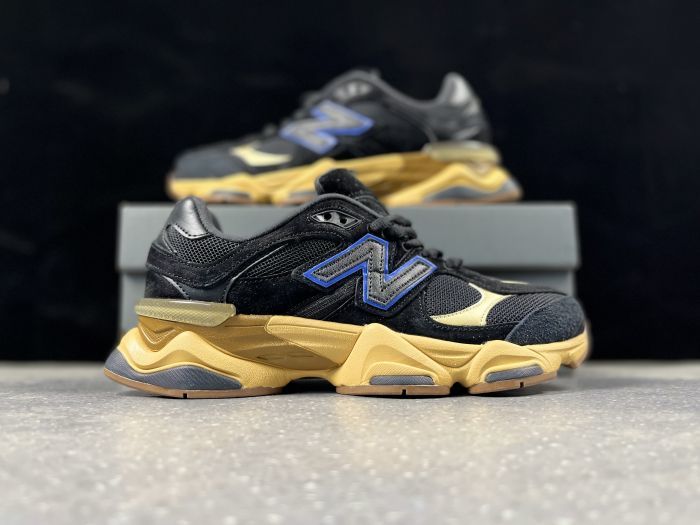 New Balance U9060RE Black and Tan Sneakers
