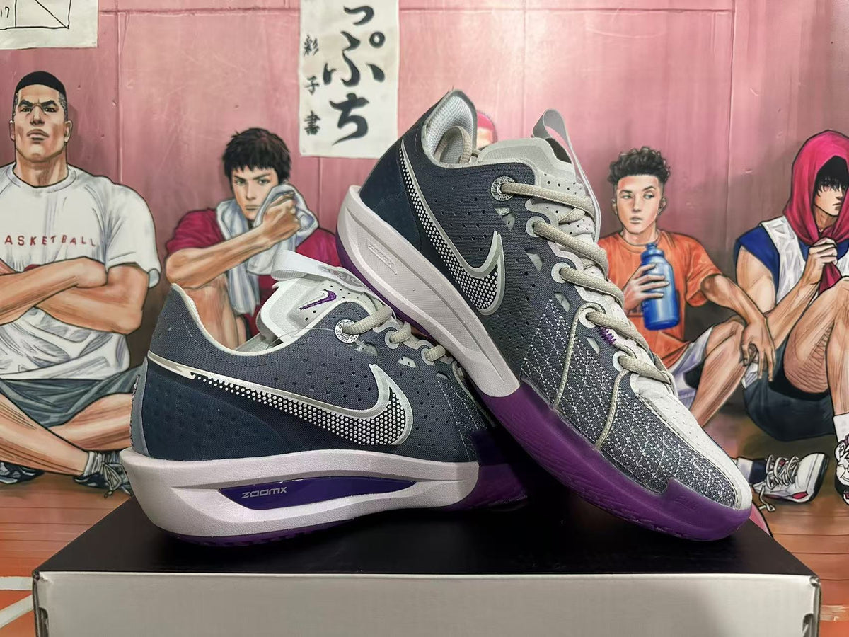 Nike Basketball Shoes Black, Gray and Purple