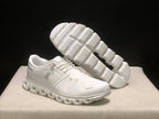 On Cloud 6 White Running Sneakers