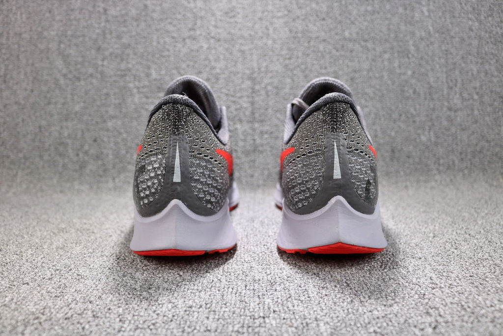 Nike Air Zoom Pegasus 35 Running Shoes, Grey/Crimson 942851-006