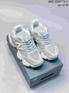 New Balance 9060 Mint Green and White Sneakers