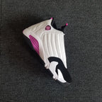 Jordan 14 Women's White Pink High-Top Sneakers