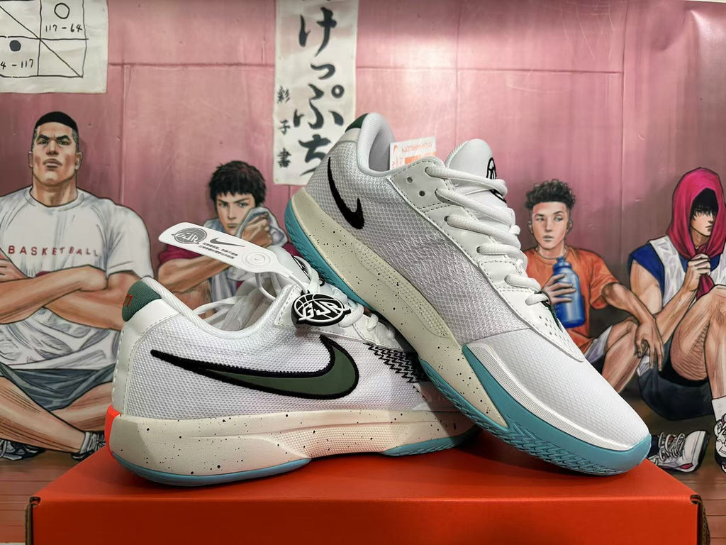 Nike Basketball Sneakers White Blue