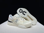 On The Roger Advantage Pro Sneakers in Cream and Black