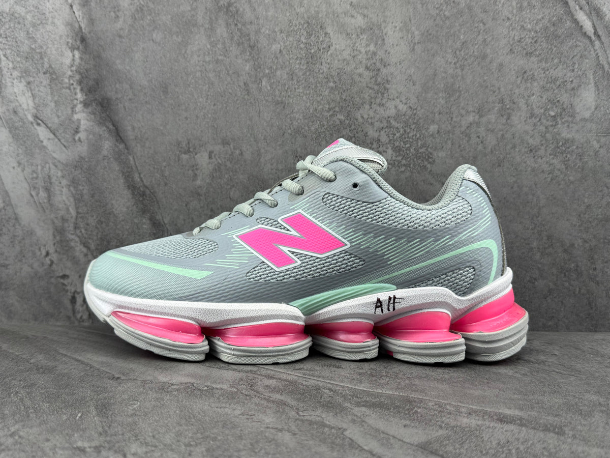 New Balance Running Sneakers in Gray and Pink