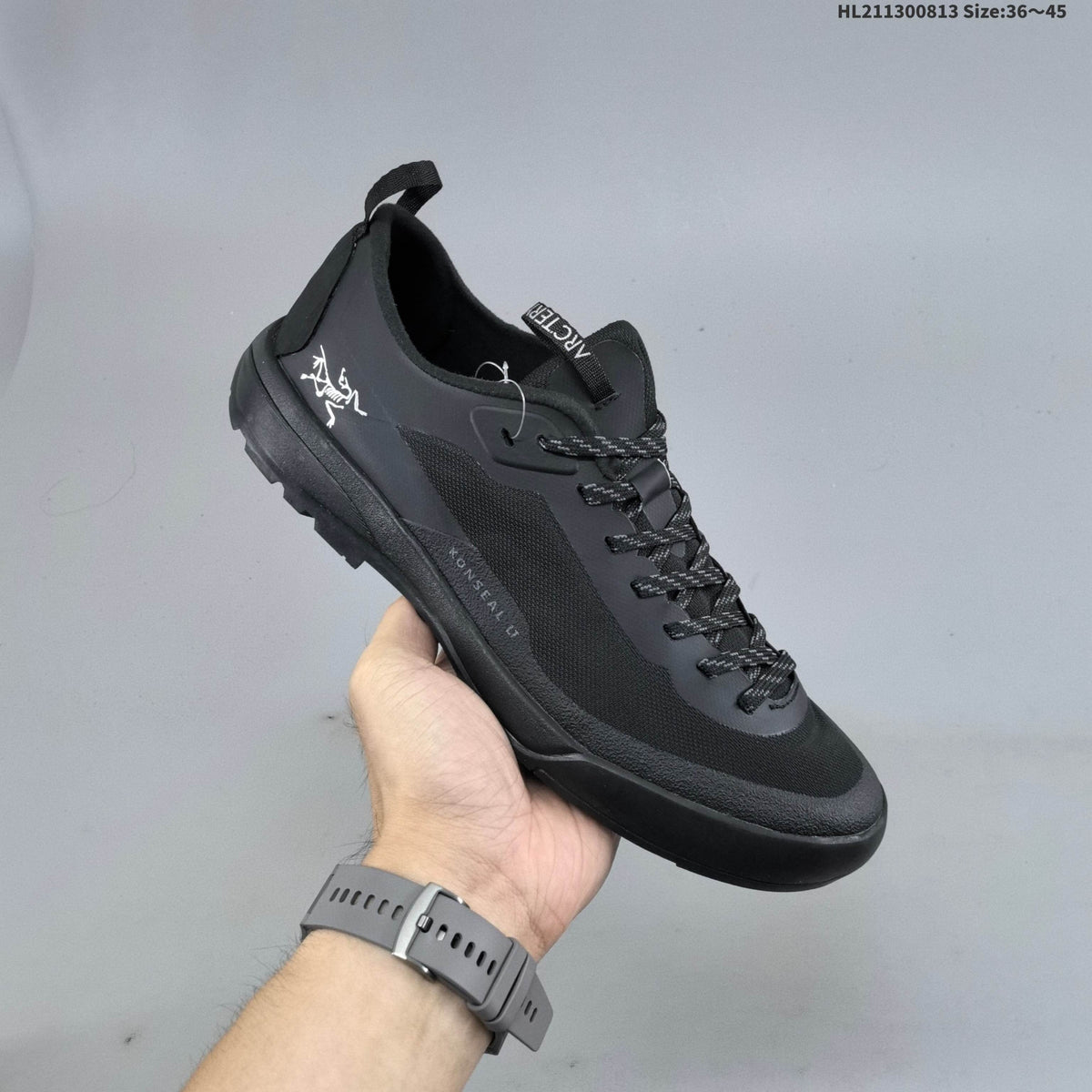 Arc'teryx Konseal LT Men's Trail Shoes, Black