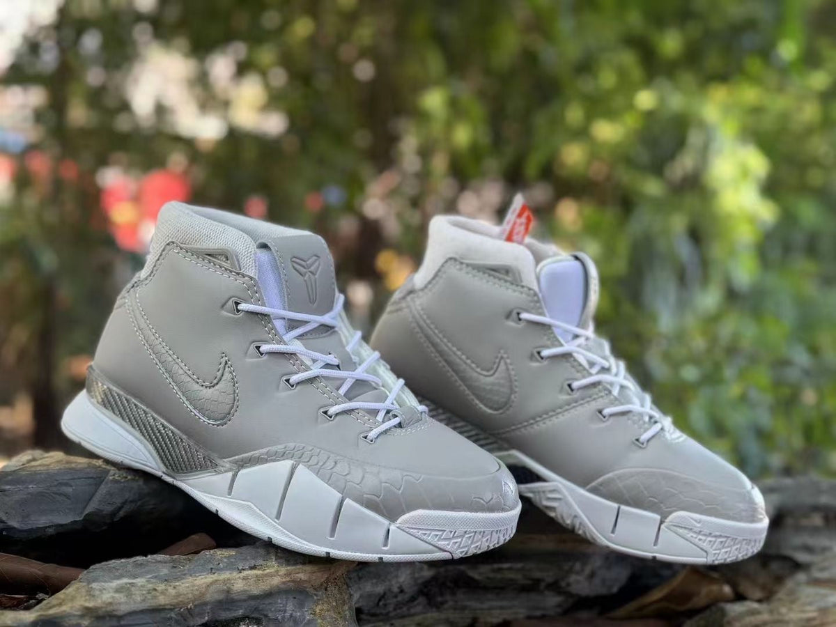 Nike Kobe 1 FTB Basketball Shoes in Grey