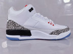 Jordan Air Jordan 3 Retro White Red Elephant Print Sneakers