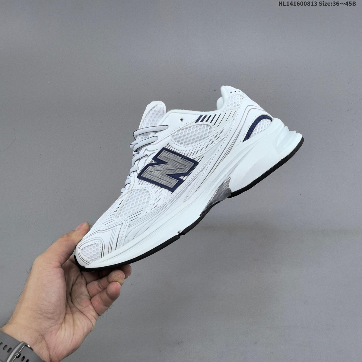 New Balance 2010 Mesh Running-Style Sneakers, White and Navy
