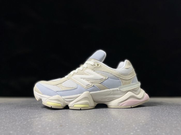 New Balance 9060 JDS Sneakers in Cream and Pale Blue
